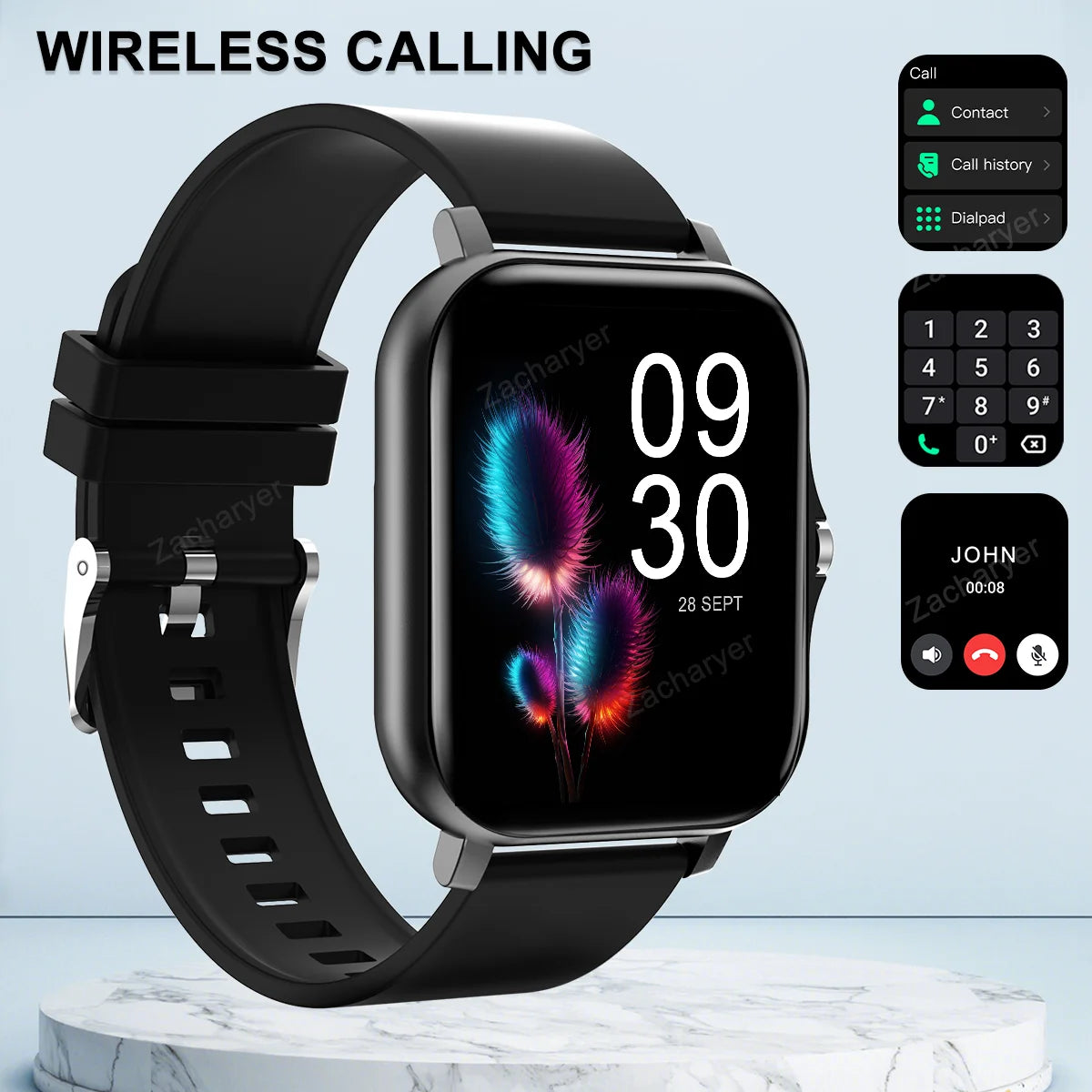 Men's wireless calling watch, sports and fitness, outdoor multiple sports modes, outdoor smartwatch