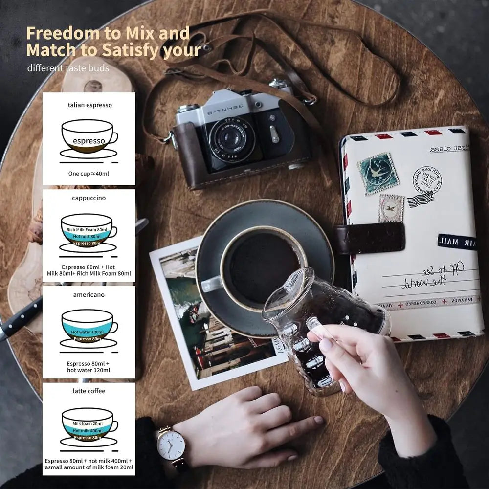 6 or 3 Cup Electric Coffee Maker, Portable Cafeteras, Electric Moka Pot with Detachable Base & Overheat Protection, Coffee Grind