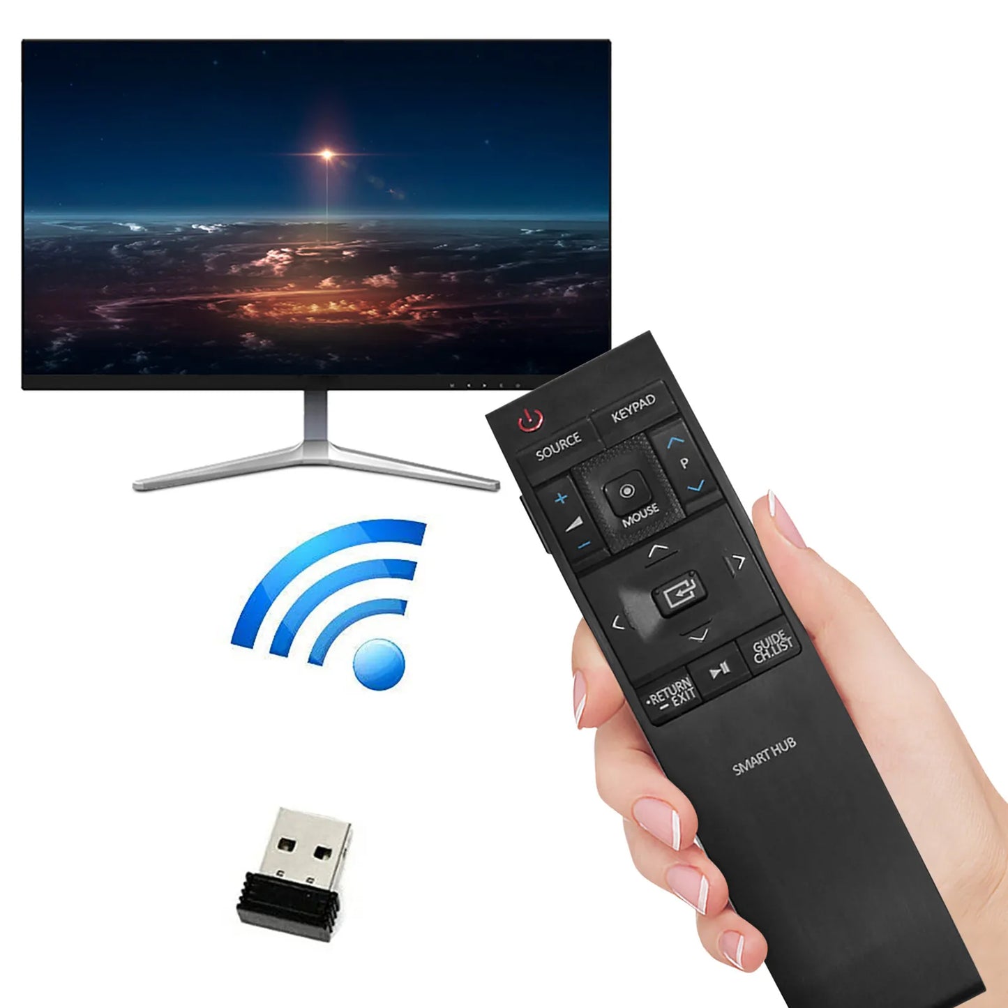 Smart Remote Control Replacement For Samsung HD 4K Smart TV BN59-01220A BN59-01220E BN59-01220G BN59-01220D BN59-01220J