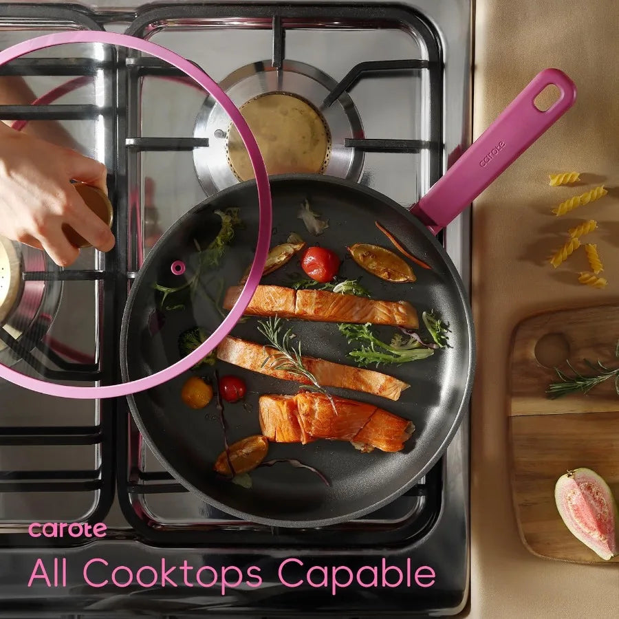 Hign Concerned Nonstick Pots and Pans with Stay Cool Handles