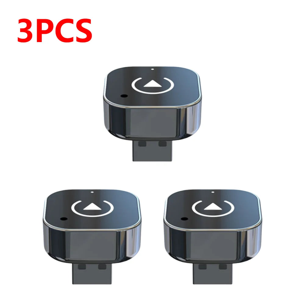 1-5pcs Wireless CarPlay & Android Auto Adapter Smart USB Dongle Auto Connect Plug Play for iPhone and Android Factory Wired Cars