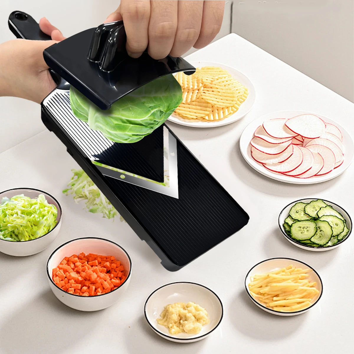 Multi-Functional Cabbage Shredder Manual Food Vegetable Slicer Grater Kitchen Cutting Tools