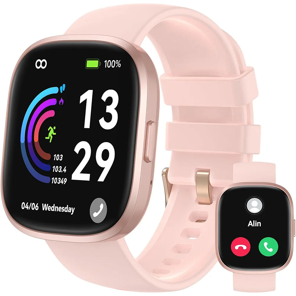 Smart Watch(Answer/Make Call), 1.83'' HD Smart Watches for Men Women fItness Tracker Sleep Monitor