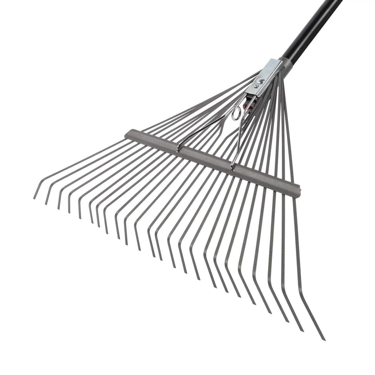 Hign-concerned Garden Rake With Metal Tines And Fiberglass Handle