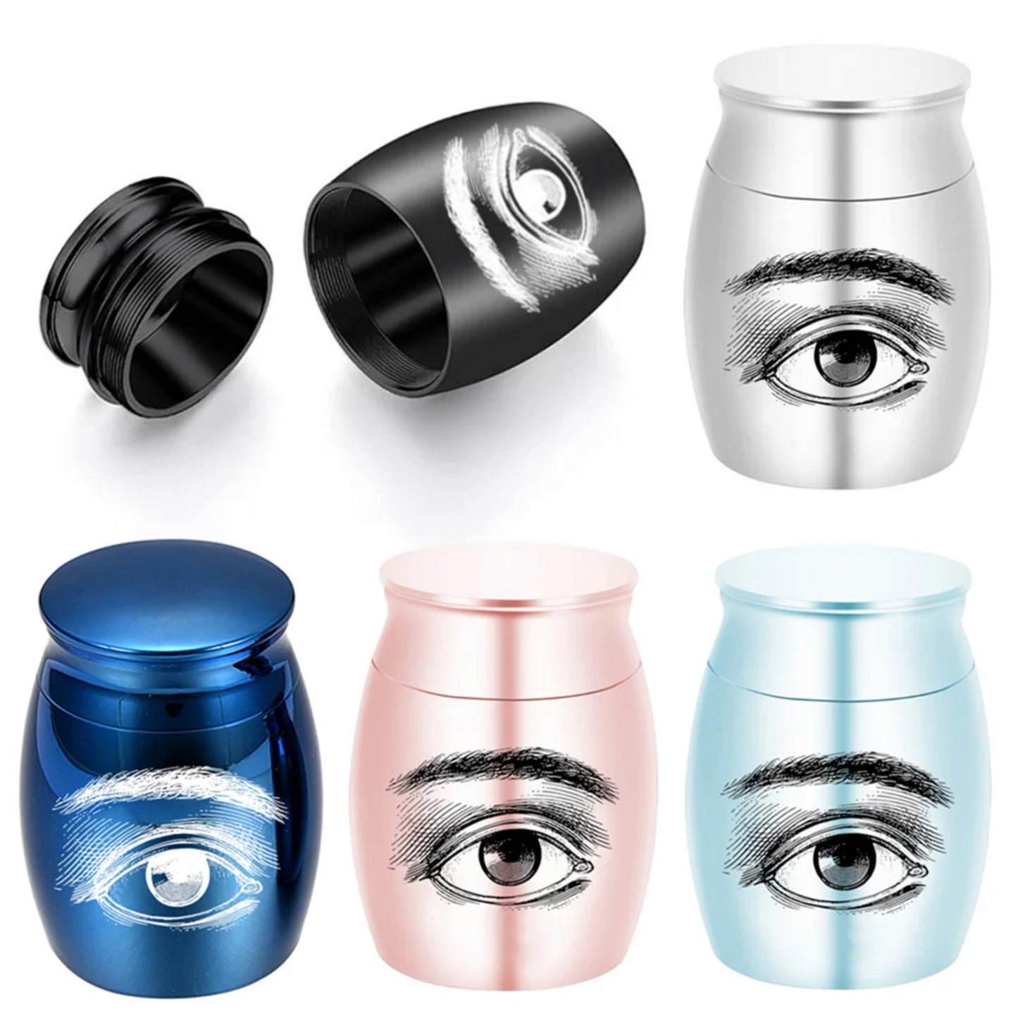 Small Urn - Urns  Human Ashes Adult - Memorial Urns  Human Ashes - Decorative Urns - Eyes  Urn  Adult Ashes