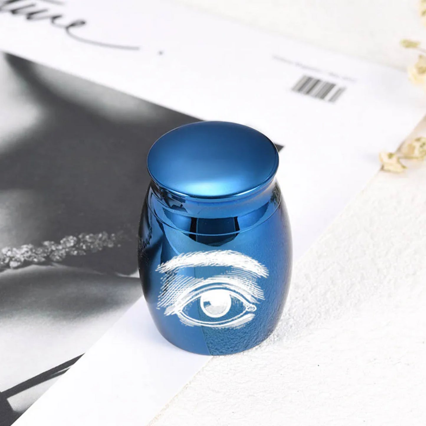 Small Urn - Urns  Human Ashes Adult - Memorial Urns  Human Ashes - Decorative Urns - Eyes  Urn  Adult Ashes