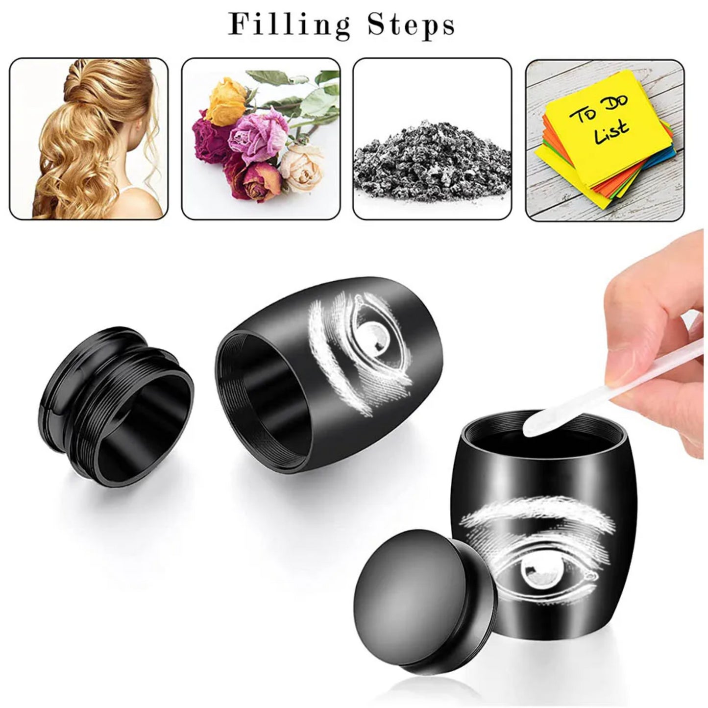 Small Urn - Urns  Human Ashes Adult - Memorial Urns  Human Ashes - Decorative Urns - Eyes  Urn  Adult Ashes