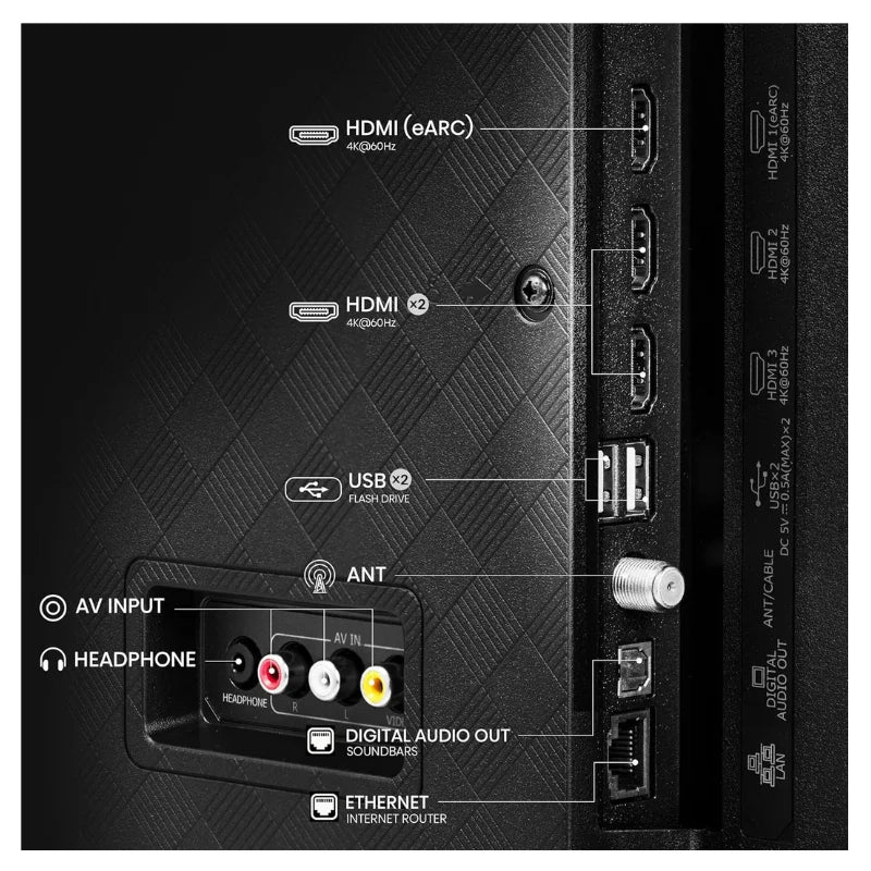 Hisense A7 Series 43-Inch 4K UHD Google TV (43A7N), Smart, with Chromecast Built-in.Refurbished.