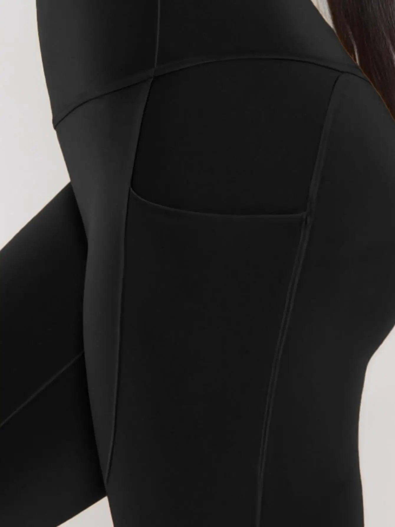 Cozy & Flexible! Women's Black Plus Size High-Waist Yoga Leggings | Perfect For Gym Running Daily Workout