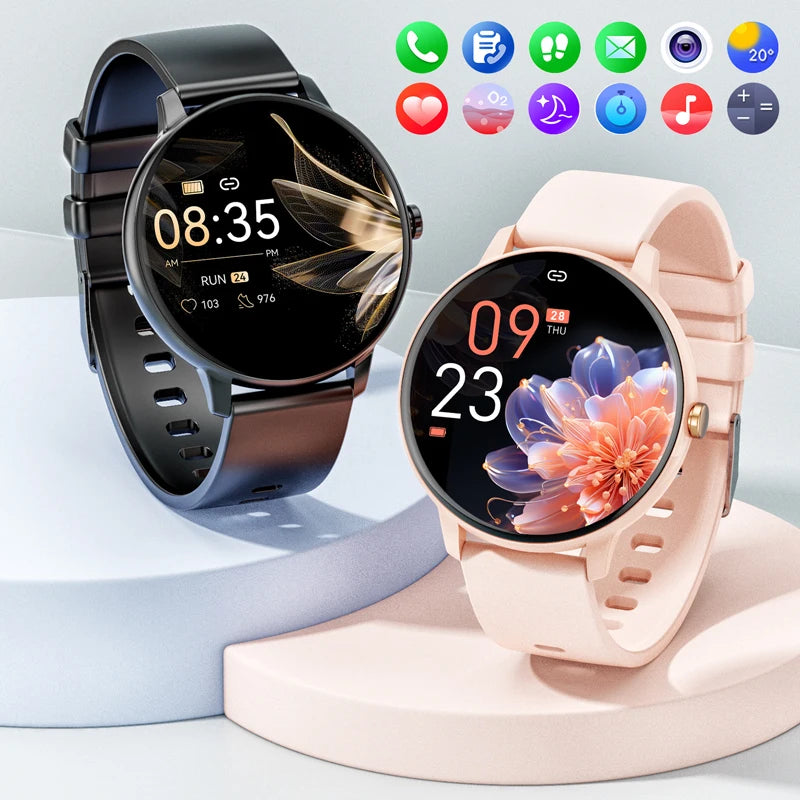 Hwagol 2024 Women'S Smartwatch Bluetooth Call 1.39 Touch Screen smart watches for men Health MonitoringIp67Waterproof Fitness