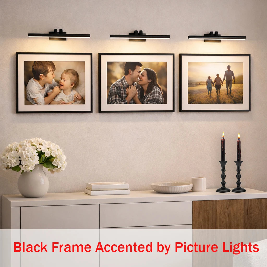 3pcs 30x40 50x70cm Picture Frames Aluminum Modern Photo Frame Black With Mat For Wall Art Mounting Canvas Print Home Decor