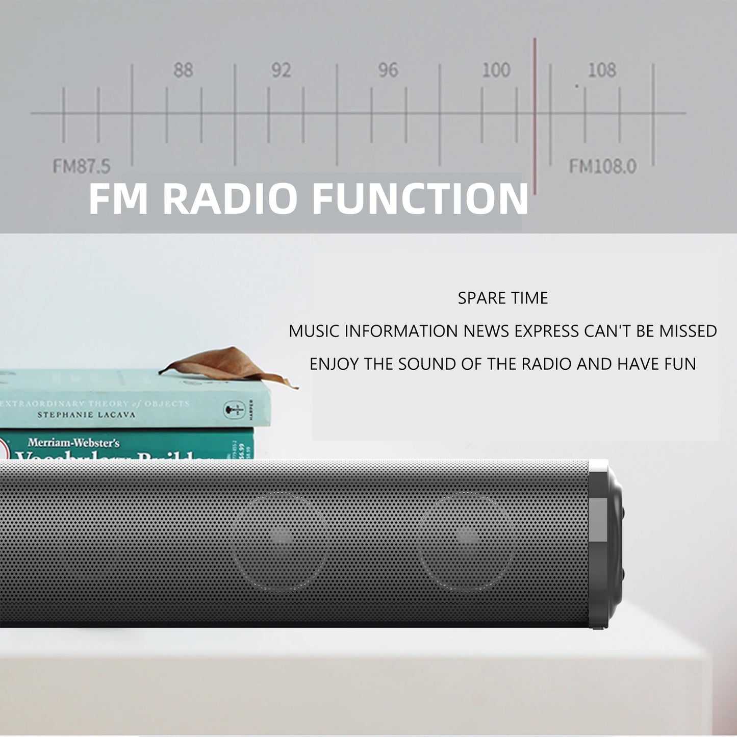 DARUPSUN Bluetooth 5.0 Home TV Sound Bar Speaker System Wireless Subwoofer 3D Surround