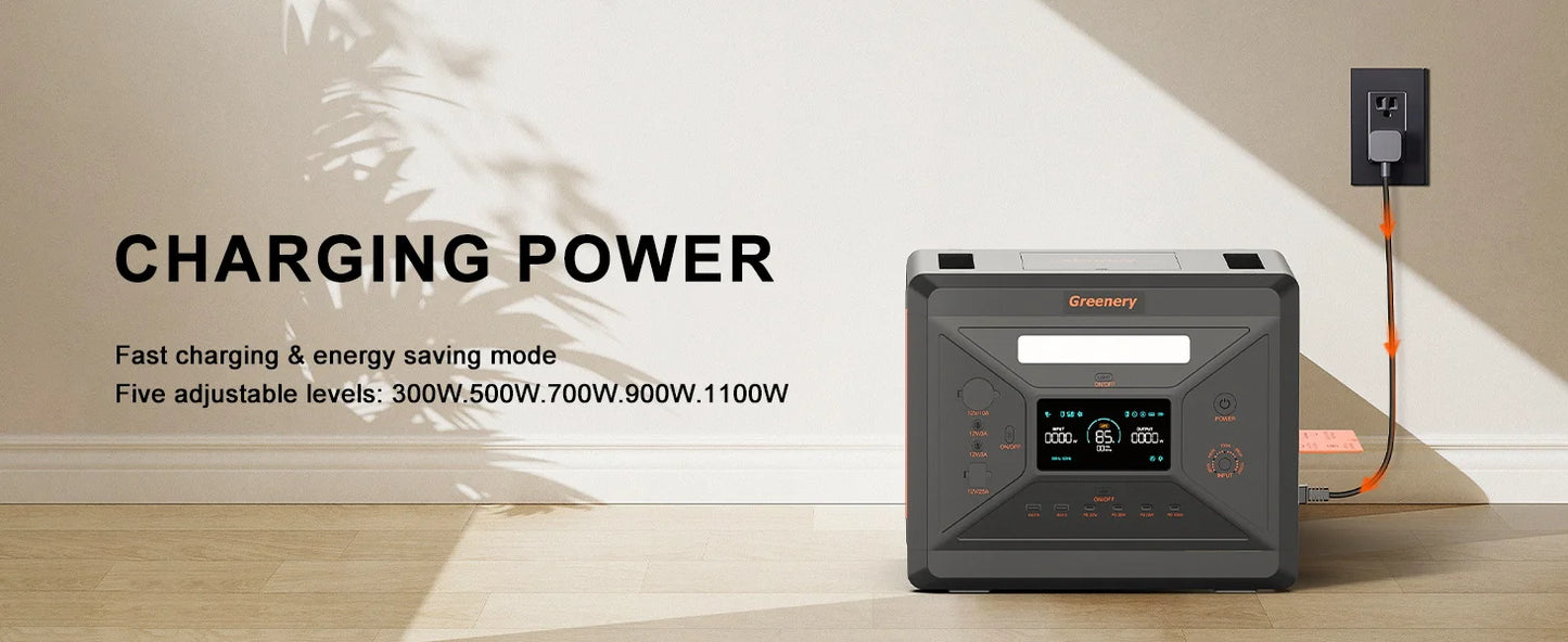 Greenery G2500 2400W MPPT Portable Solar Generator For RV