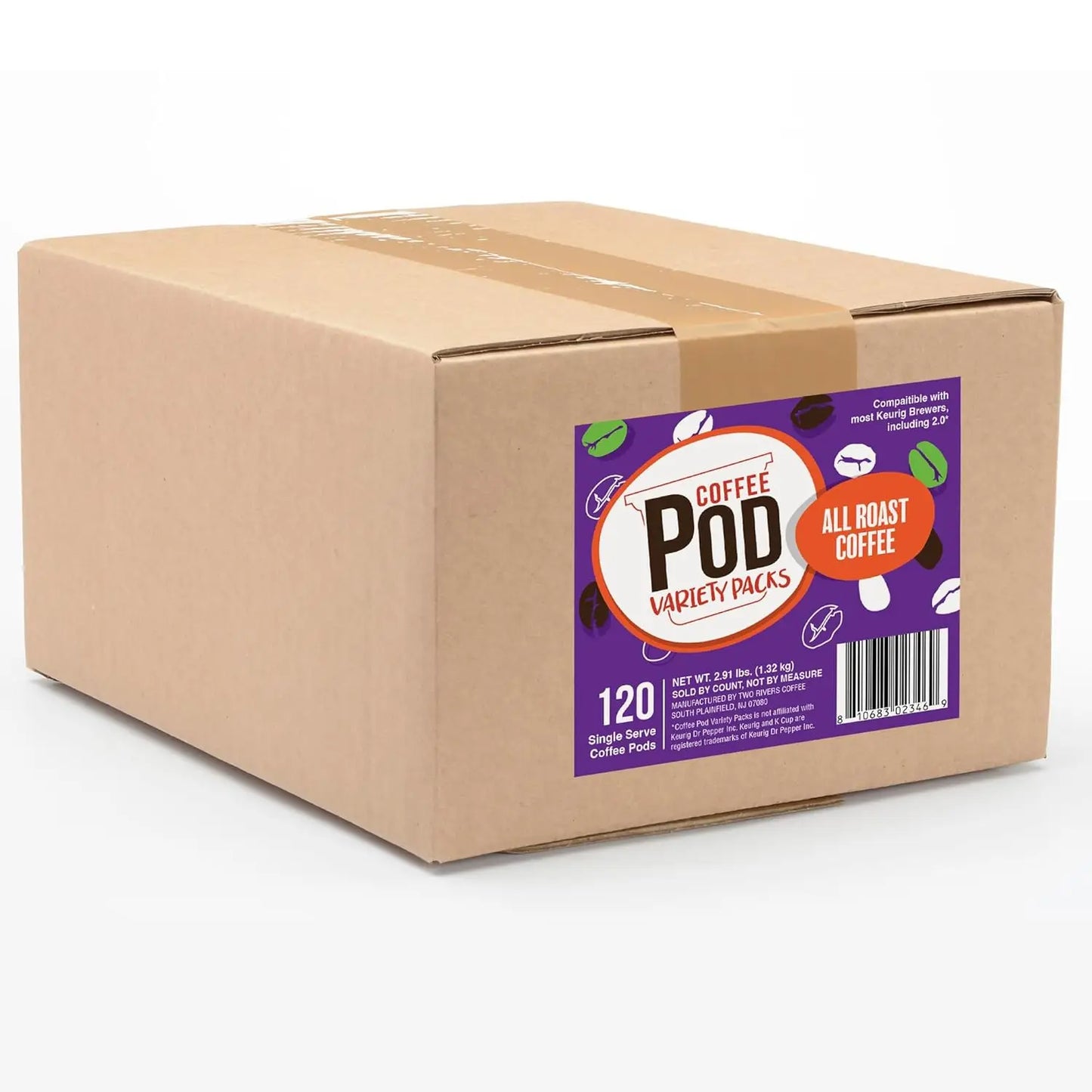 All Roasts Sampler, Assorted, Compatible with 2.0 K-Cup Brewers, Variety Pack, 120 Count (Pack of 1)