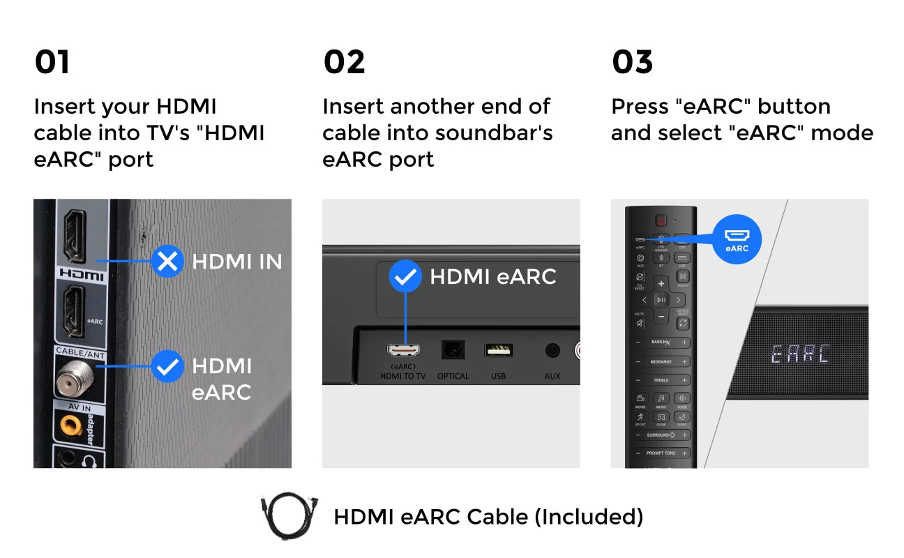 ULTIMEA 350W 7.1 Soundbar for TV with Dolby Atmos,Home Theater Technology Bluetooth Speakers with Subwoofer&4 Surround Speakers