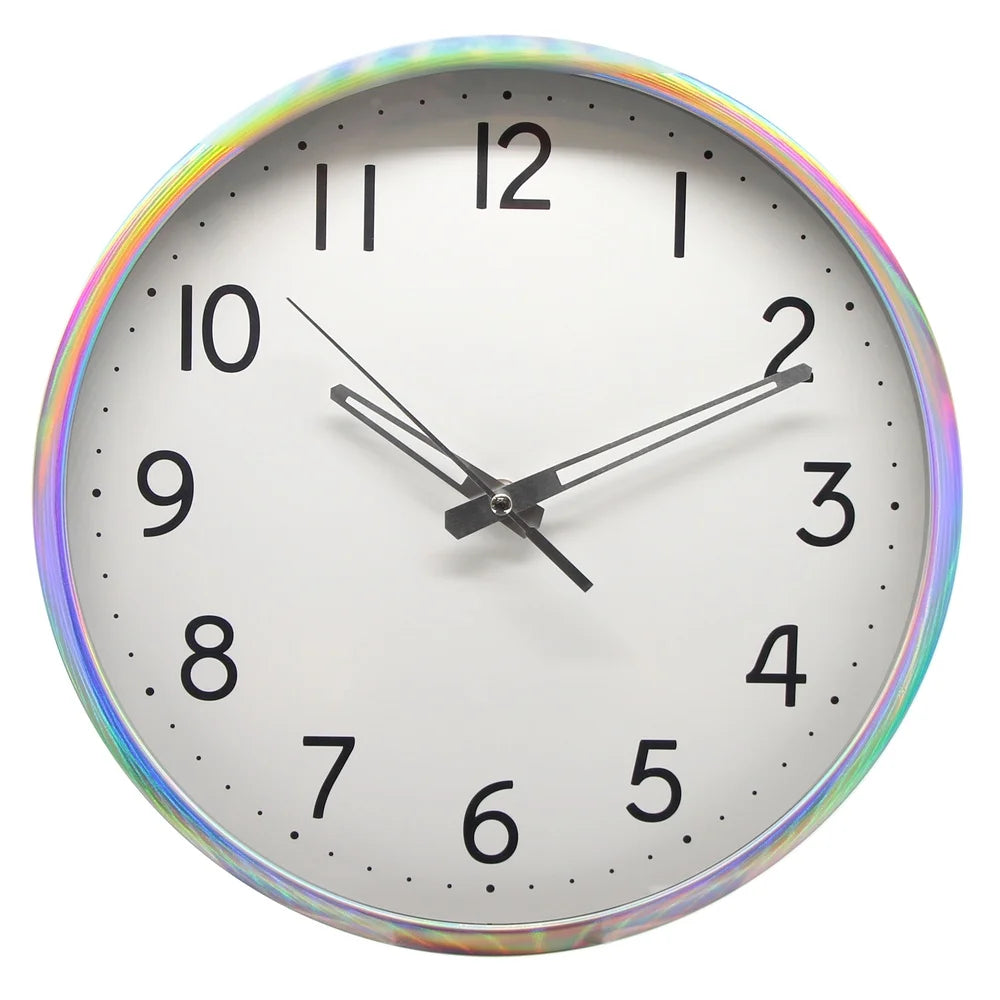 XMSJ Quartz Wall Clock Battery Operated Home Office Decor