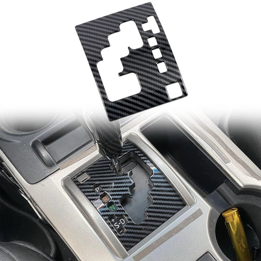 Only Fit LHD! For Toyota 4Runner 2010-2024 Carbon Fiber ABS Center Gear Shift Panel Cover Trim Stick Car Accessories 1pcs
