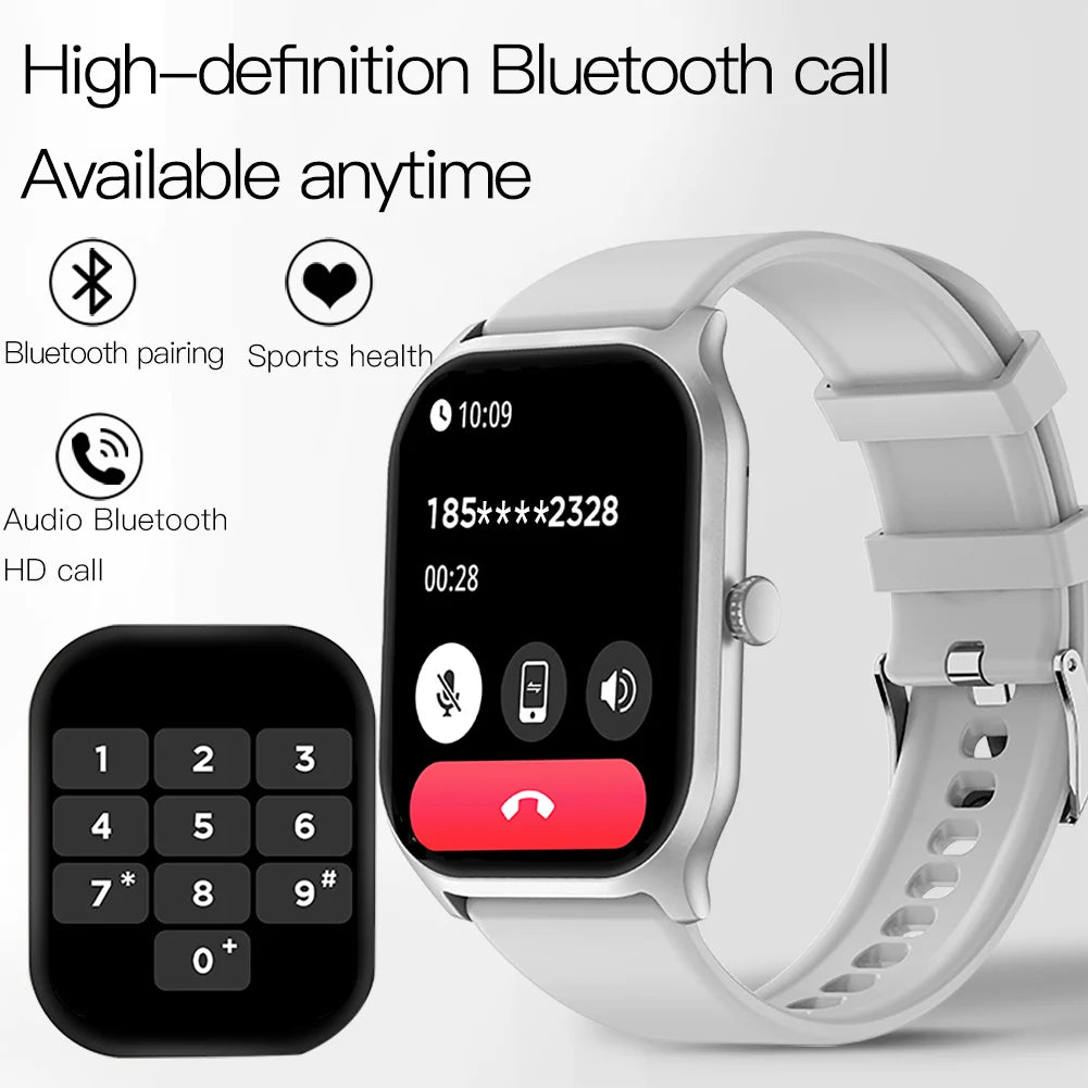 OLEVS 8205 Smart Sports Watch Bluetooth Voice Assistant Smart Multiple Sports Scenarios Health Management Smart Men Women Watche