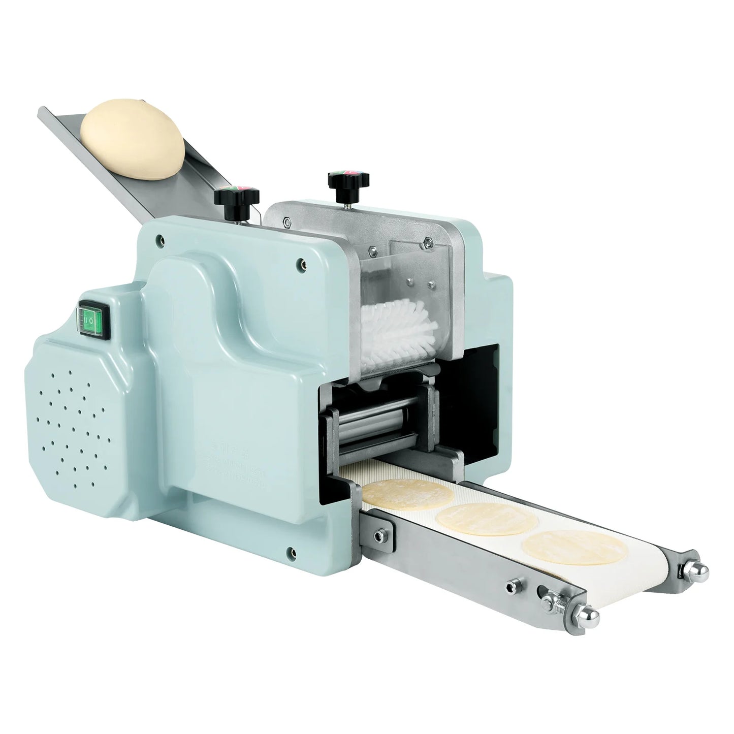 Commercial Electric Dumpling Skin Maker 140W Restaurant Wonton Dough Processing Automatic Dumpling Wrapping Machine
