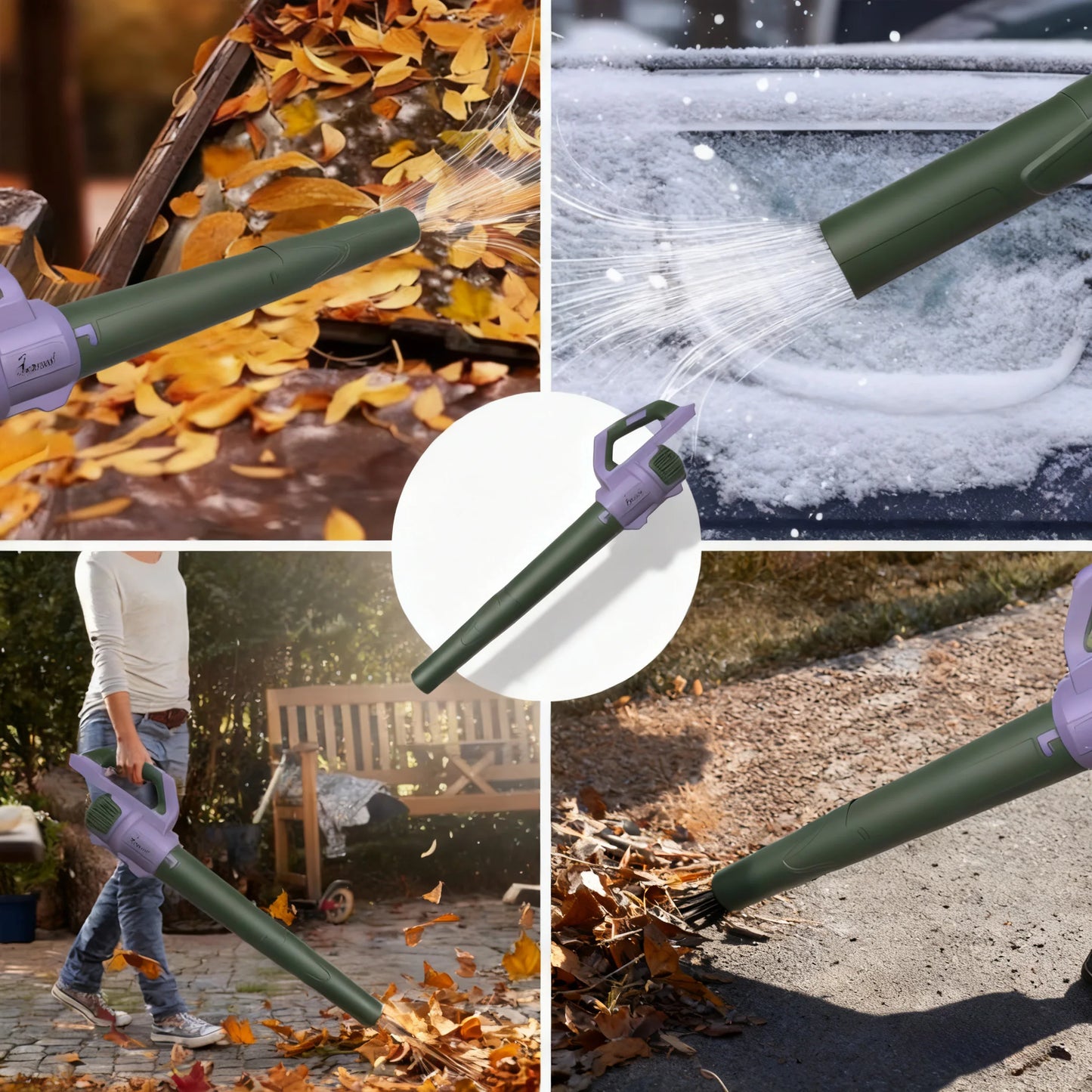 Cordless Leaf Blower Compatible With 20V Max Battery 500CFM