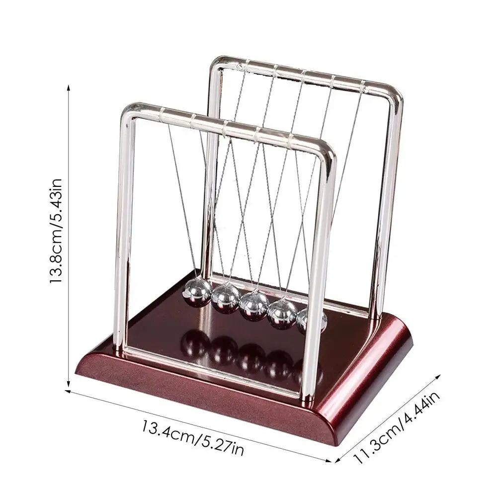 Newton's Cradle Desk Table Decor Metal Pendulum Ball Steel Balance Ball Newton Ball Physics Science Pendulum