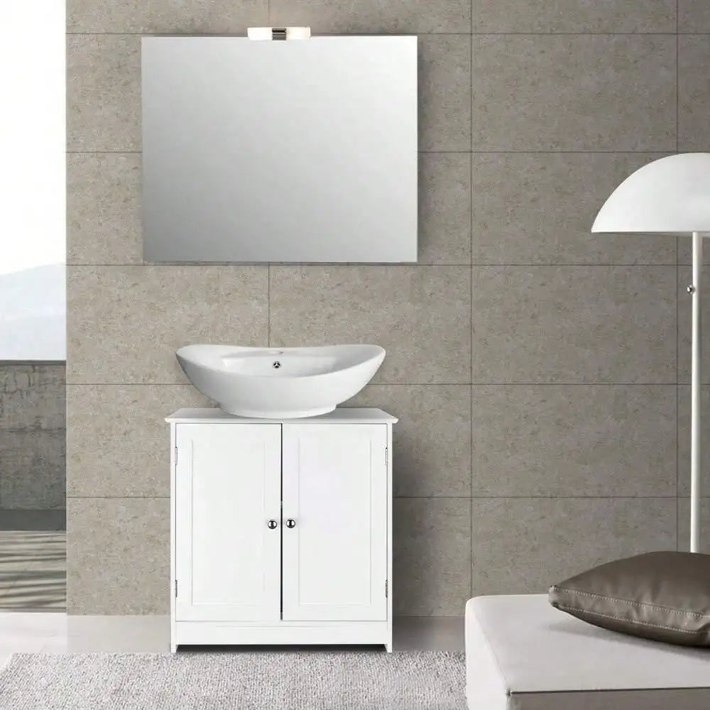 Under Sink Storage Bathroom Vanity with 2 Doors Traditional Bathroom Cabinet