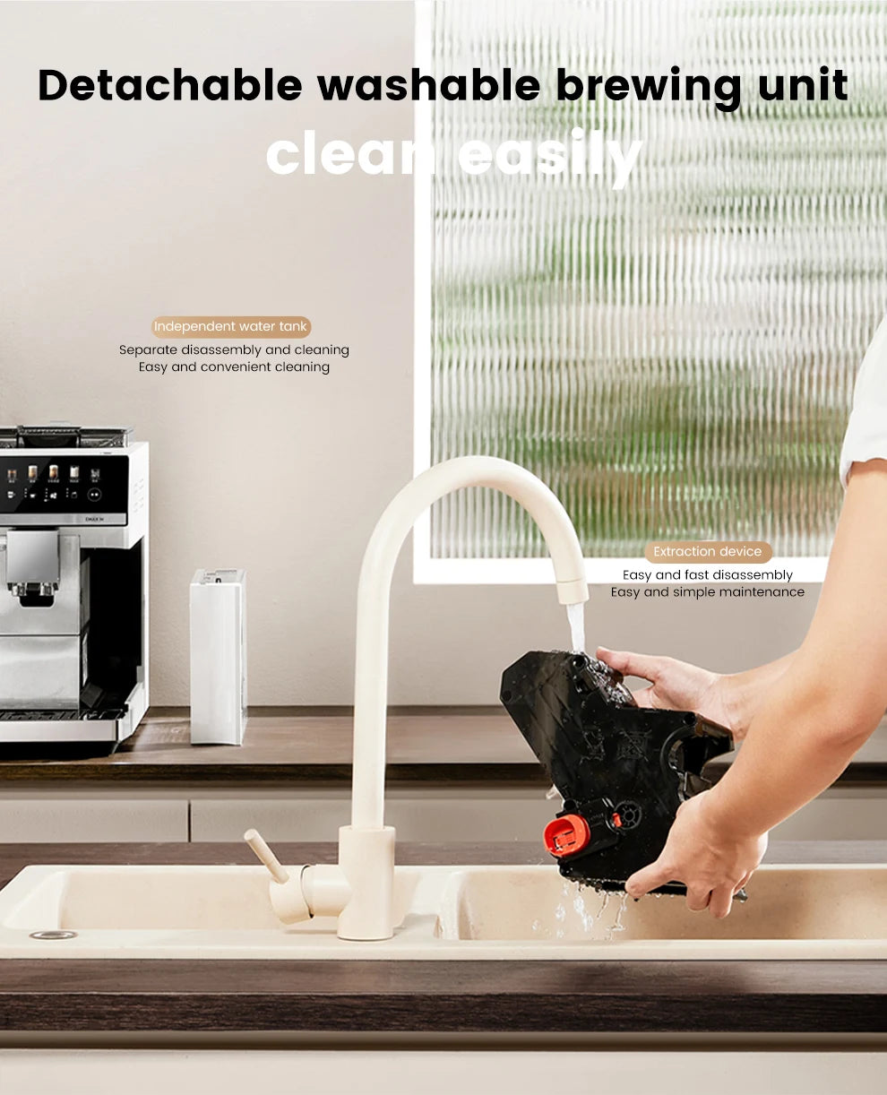 MCILPOOG M3 Automatic Espresso Coffee Machine With Milk Frother