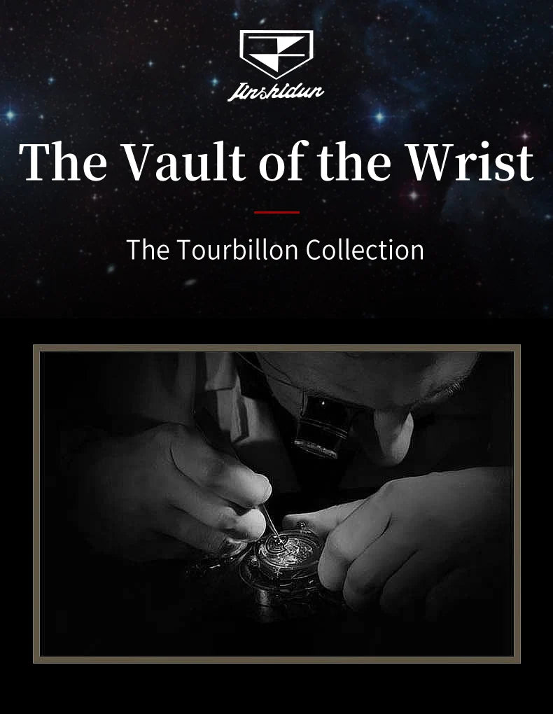 JSDUN High Quality Men Watch Tourbillon Movement Automatic Mechanical Watch Waterproof Luminous Original Luxury Male Wristwatch