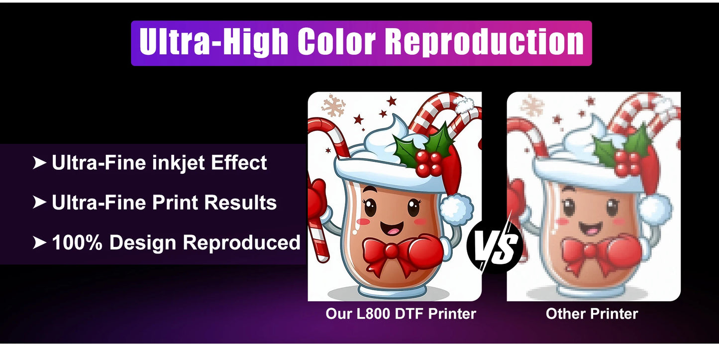 Direct To Film DTF Printer For Epson L805 Clothes Printing