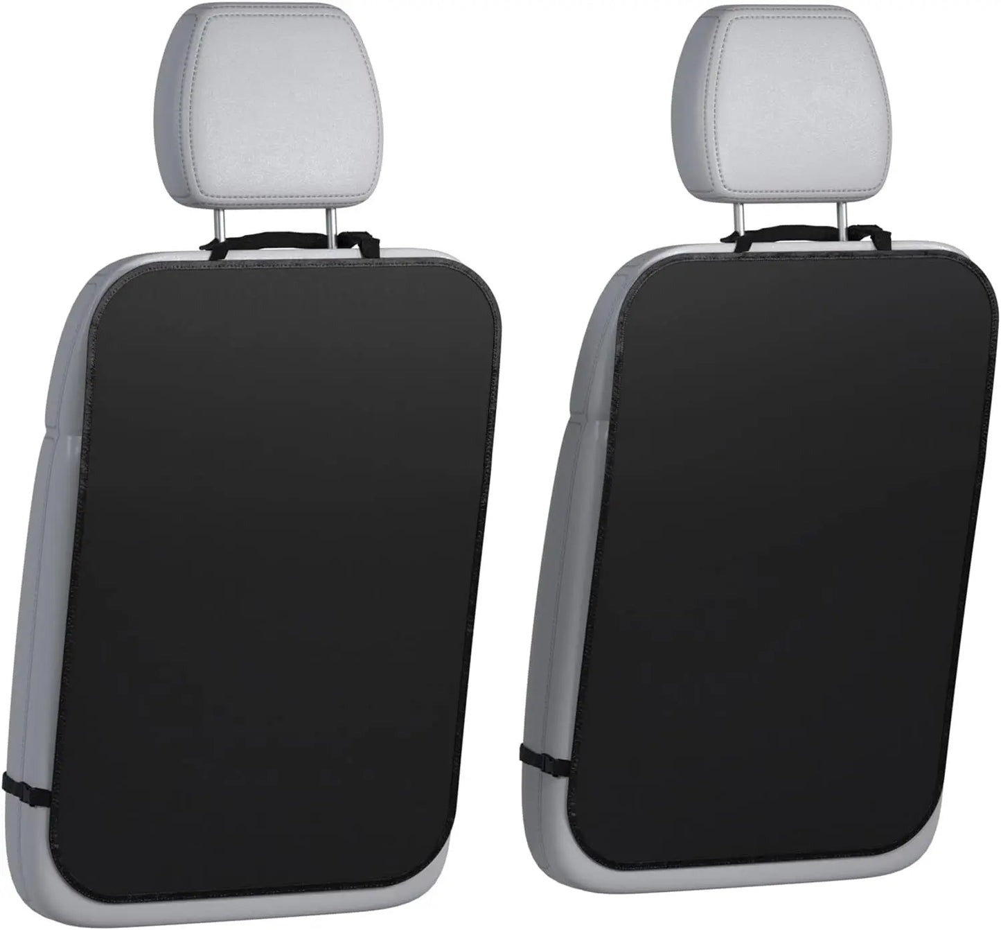 2-Pack X-Large Waterproof Back Seat Protectors for Kids, Durable Kick Mats to Guard Against Dirt and Scratches in SUVs and Vans