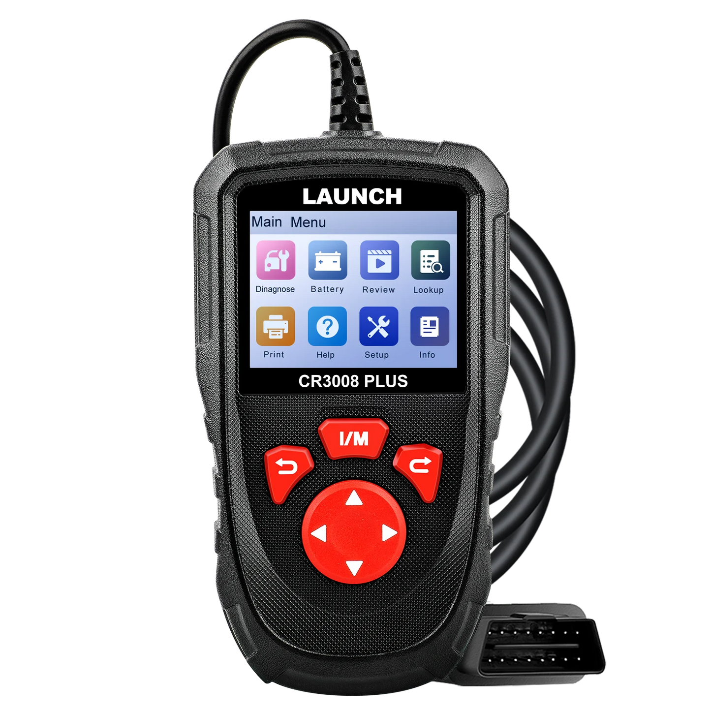 LAUNCH X431 CR3008 Plus Full OBD2 Diagnostic Tool Support Engine Battery Diagnostic OBD2 Scanner Free Update Online PK KW850