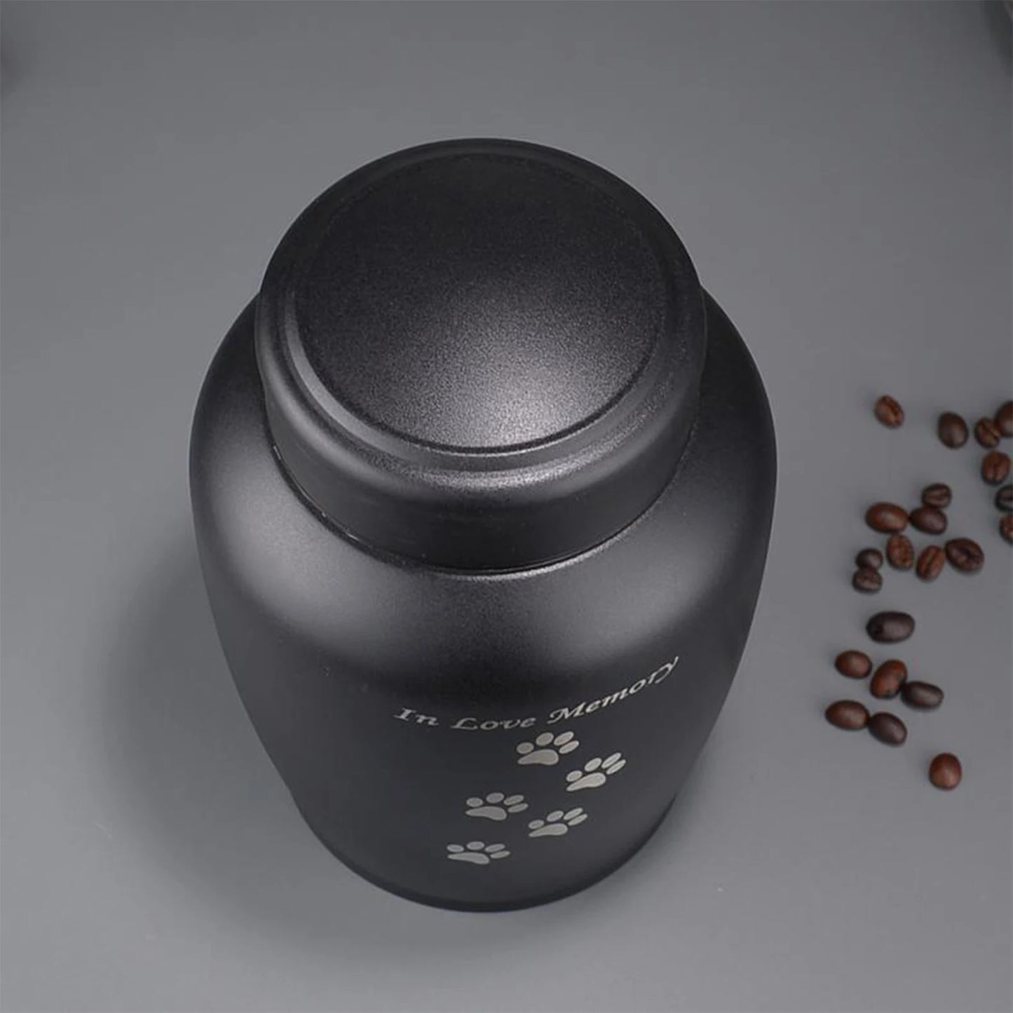 Metal Dog Urn Cat Ashes Stainless Steel Pets Urn Puppy Cremation Box Dogs Funerary Container Pets Memorial Funerary Supplies