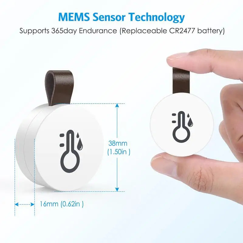Upgraded Wireless Thermometer Hygrometer Blutooth Remote Control Thermometer Accurate Indoor Temperature Humidity Sensor