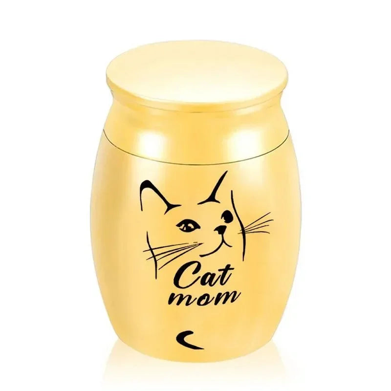 1pc Large Size Cremation Ashes Urn Pets Dog Cat Bird Mouse Keepsake Casket Columbarium Pet Memorials Pet Supplies