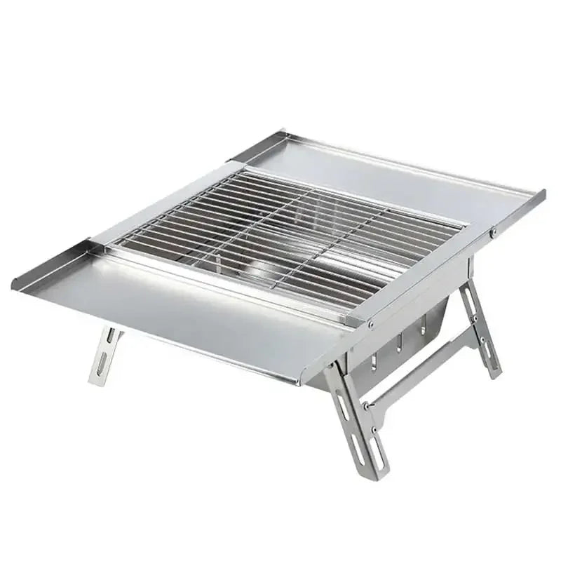 IGT Outdoor Stainless Steel Folding Charcoal Grill Portable