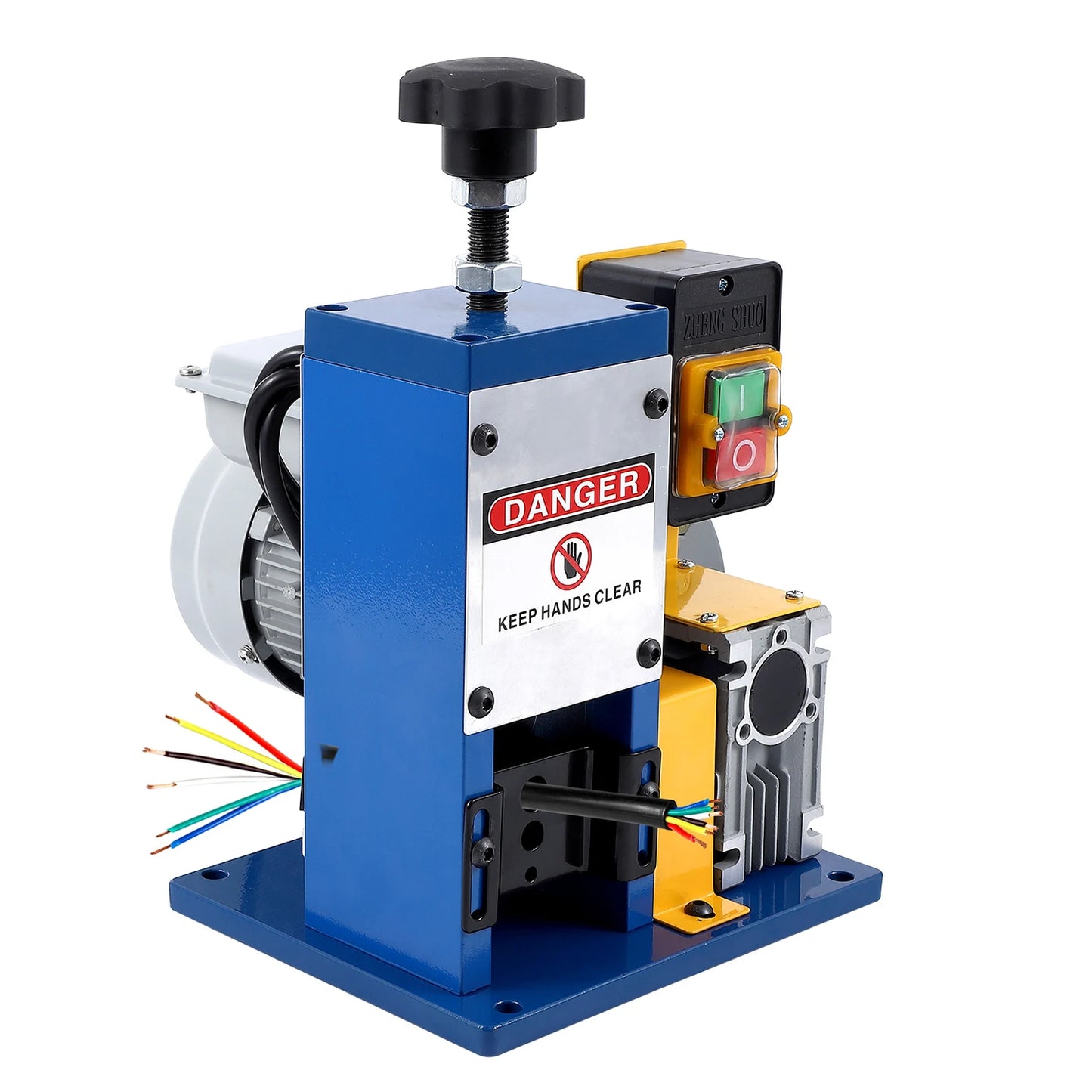 Electric Wire Stripping Machine Automatic Wire Stripper Machine Wire Stripping Tool with Emergency Stop