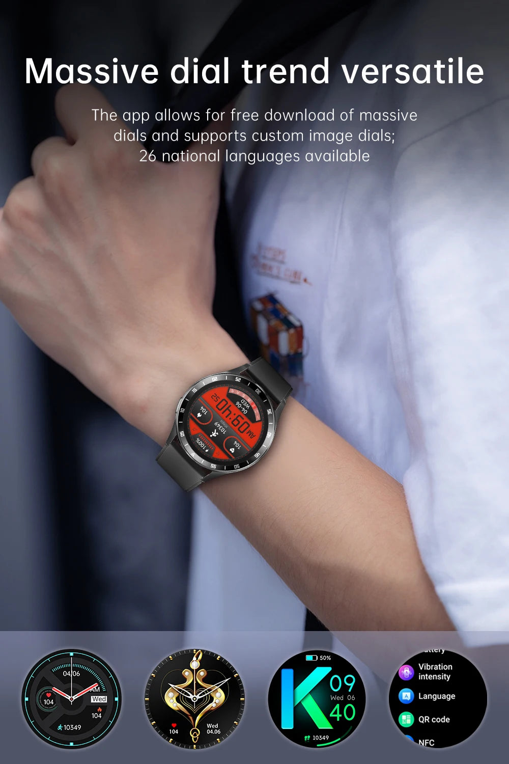 2024 New Bluetooth Call Smart Watch High end Men's Multi sport Mode NFCIP67 Waterproof Fitness Women's Smart Electronic Watch