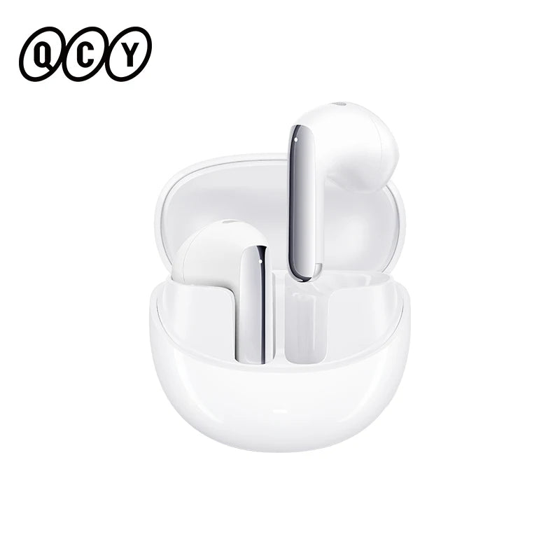 QCY HT10 AilyBuds Pro+ ANC Wireless Earphones Hi-Res Audio with LDAC 6 Mic AI HD Call Headset Bluetooth 5.3 Dual Connect Earbuds
