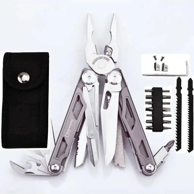 Daicamping DL30-s Multi Tool Multi-tool Folding Knife Scissor Cutter EDC Survival Gear Manual Multifunctional Plier Multitool
