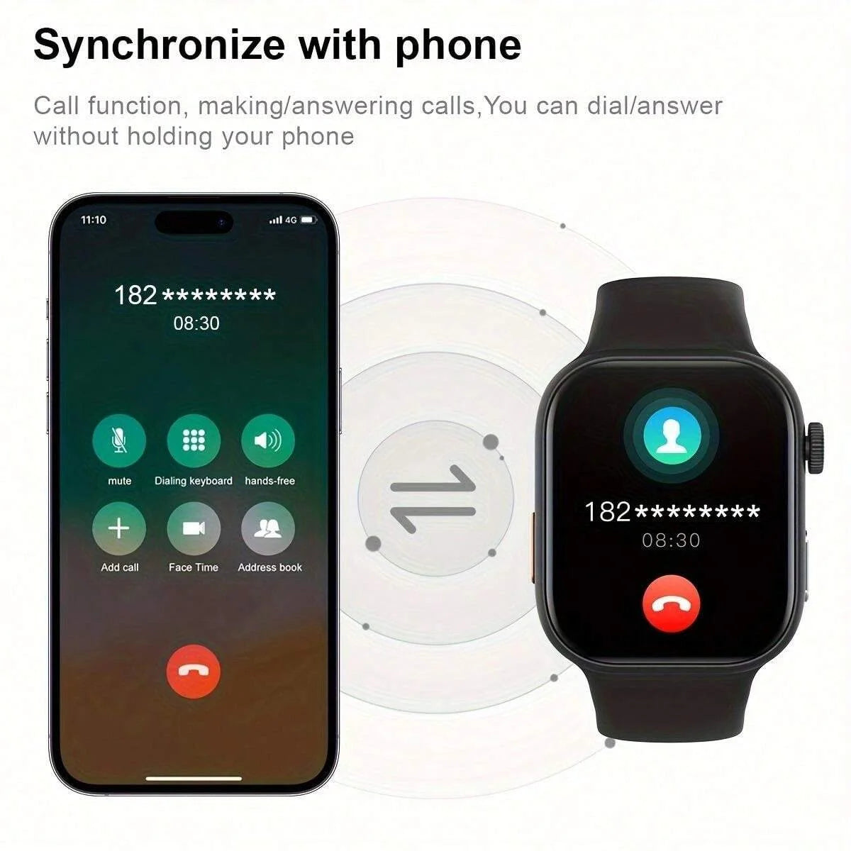 Sports Fitness Watch - Unisex Smart Bracelet 2026 New, Wireless Connection & Answer/Make Call, Pedometer Fitness Tracker