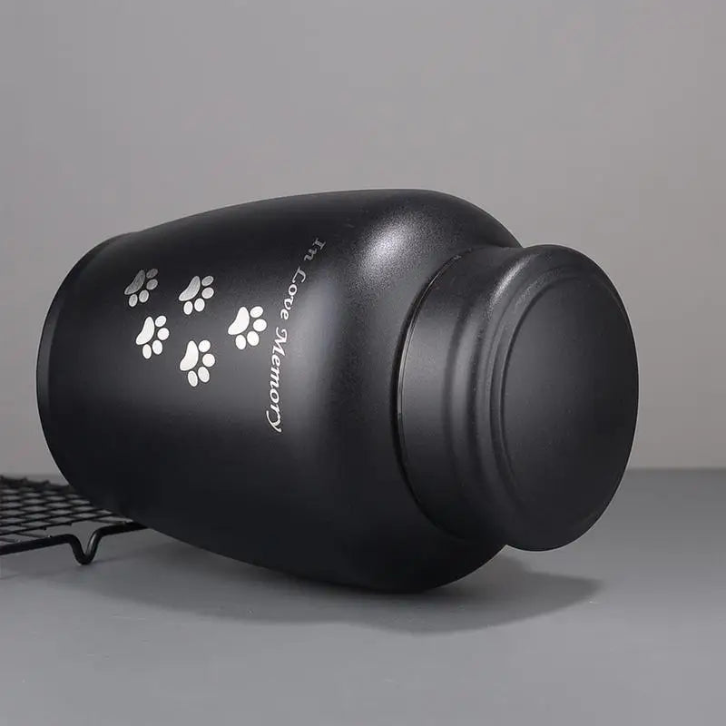 Metal Pet Urns For Dogs Cat Ashes Urn Puppy Cremation Box For Living Room Dog Funeral Container Memorial Funerary Supplies