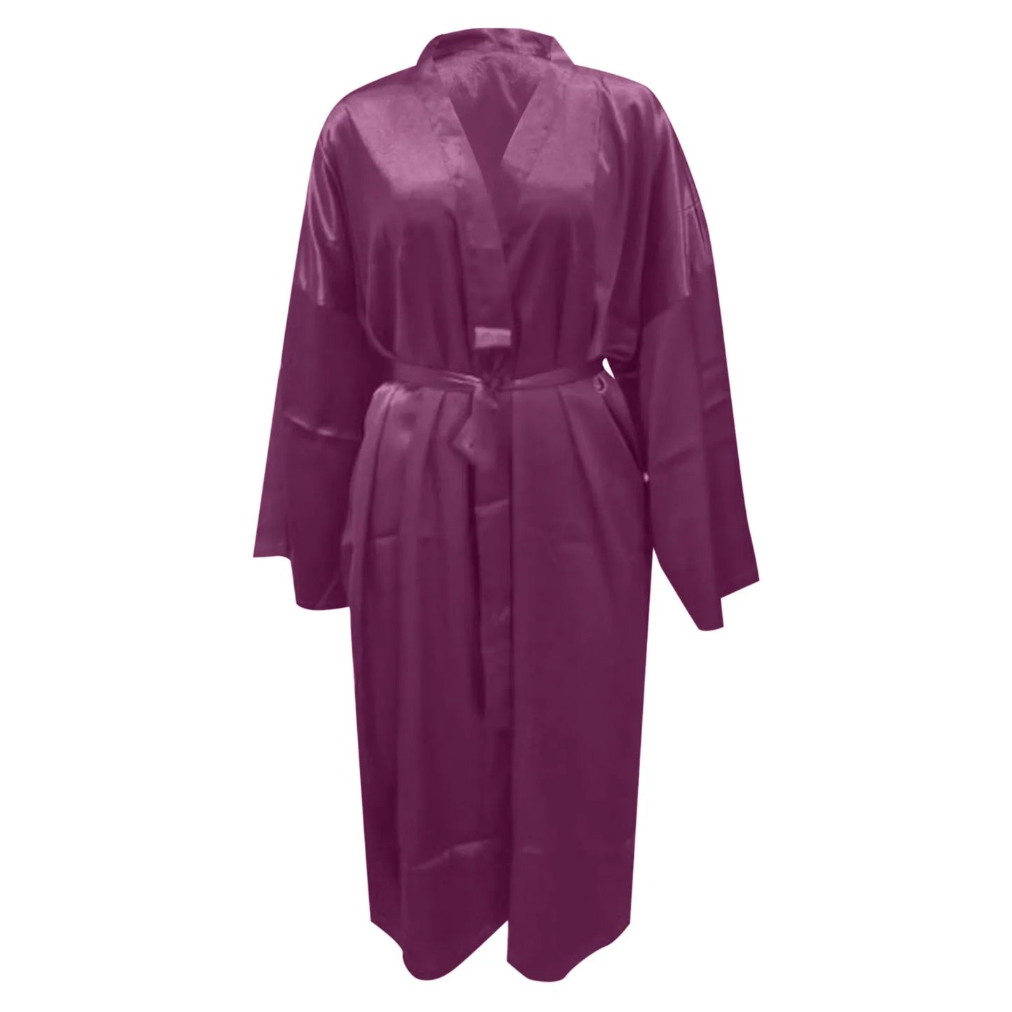 Silk Gowns For Women Sleepwear Plus Size Women'S Satin Robes Silky Kimonos Tie Waist Robes Sleepwear Short Pajamas For Women Set