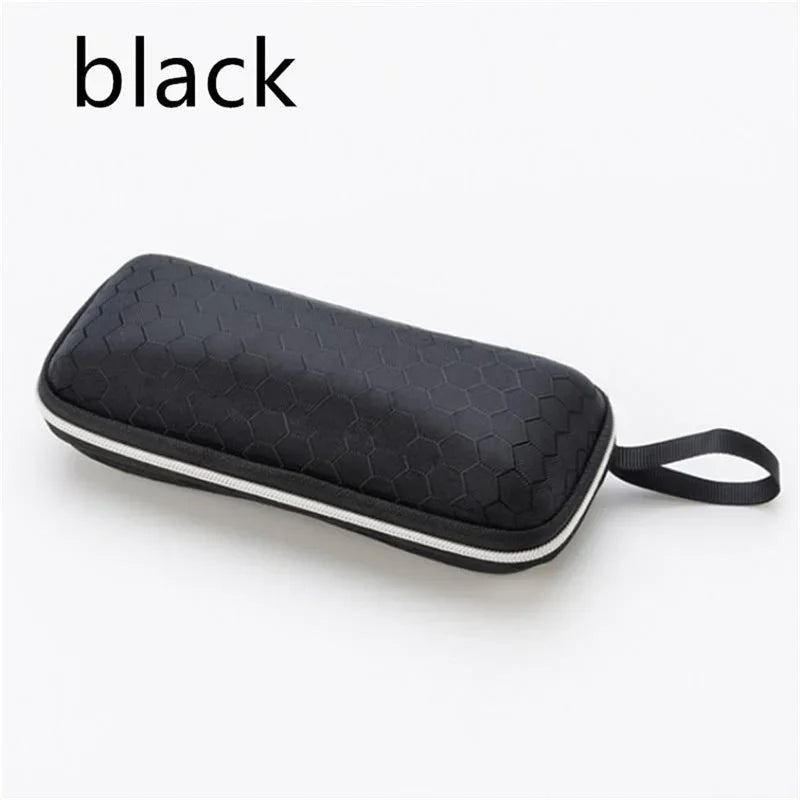 New Honeycomb Zipper Glasses Case portable Sunglasses Case Zipper Bag Hard Eye Glasses Case Glasses  box Urn Urn necklace