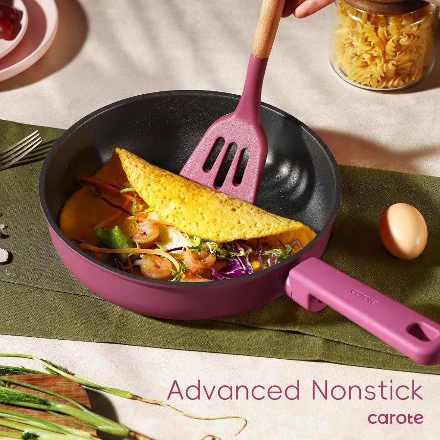 Hign Concerned Nonstick Pots and Pans with Stay Cool Handles