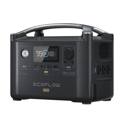 ECOFLOW RIVER Pro Portable Power Station 720Wh, Power Multiple Devices, Recharge 0-80% Within 1 Hour, for Camping, RV, Outdoors