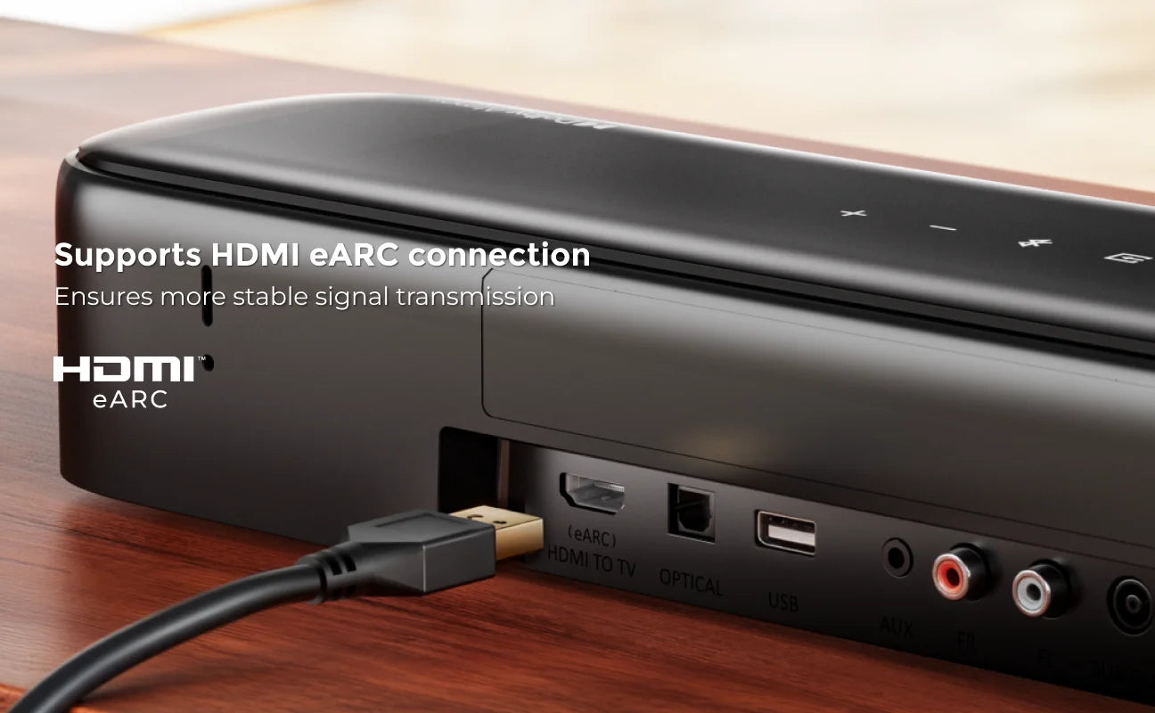 ULTIMEA 350W 7.1 Soundbar for TV with Dolby Atmos,Home Theater Technology Bluetooth Speakers with Subwoofer&4 Surround Speakers