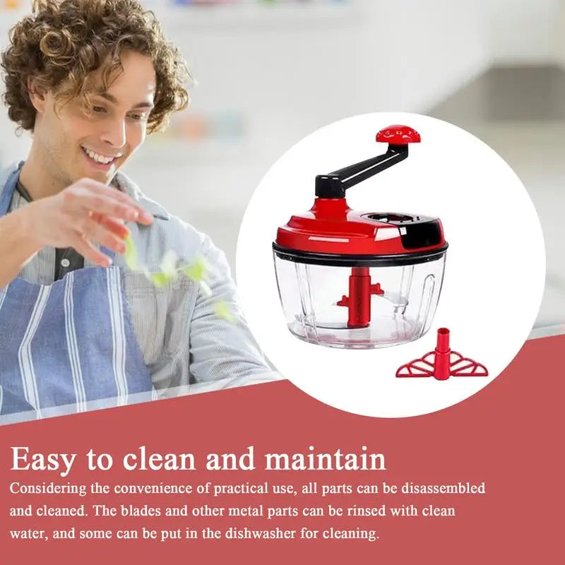 Garlic Chopper Vegetable Cutter Multifunctional Food Processor Manual Meat Grinder Onion Chili Cutter Masher Kitchen Accessories