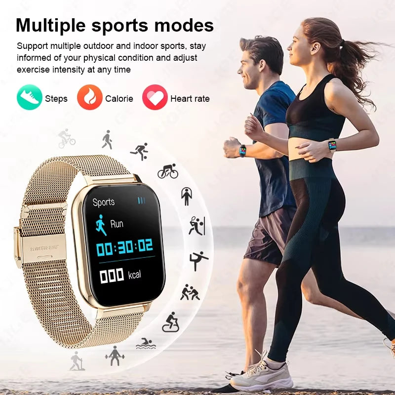 LAXASFIT Smart Watch 1.83-inch Color Display Bluetooth Calling Heart Rate Monitoring Men Women Smartwatch For Android iOS