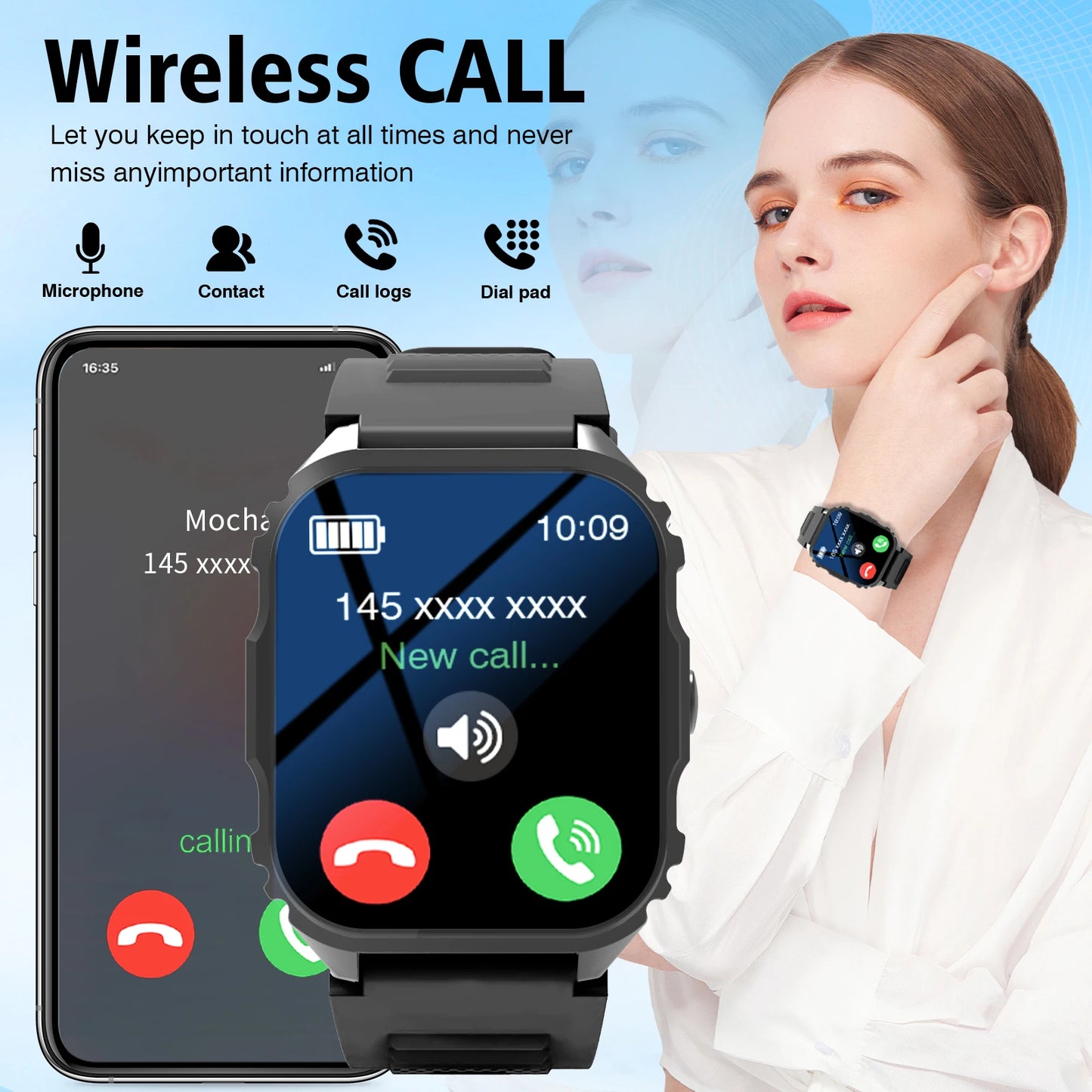 Smart Watch Men Women Wristwatches Smart Watch Message Fitness Monitor Bracelet Birthday Gift Electronic Clock for Android IOS