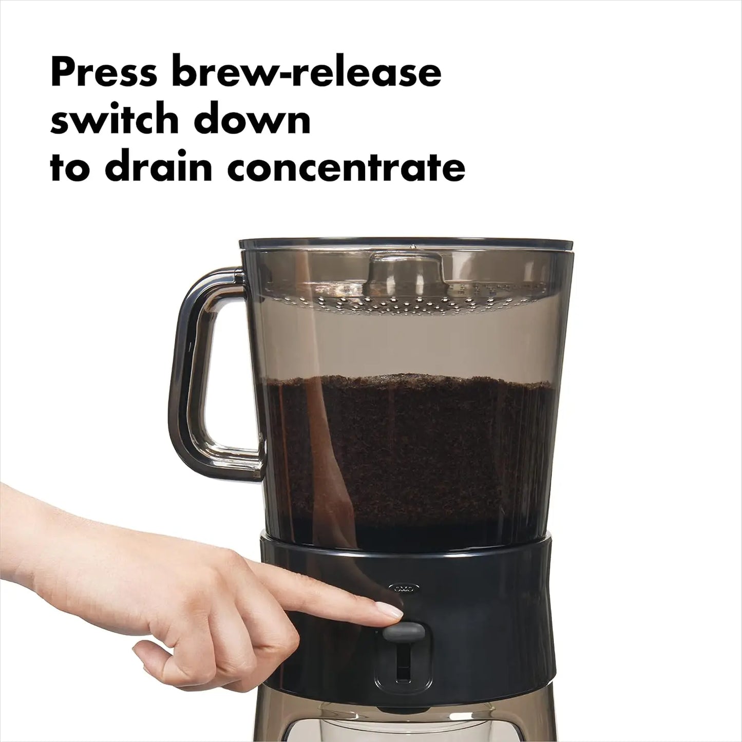 32 oz Stainless Steel Cold Brew Coffee Maker with Built-in Filter and Easy-Pour Spout for Fresh, Bitter-Free Brew
